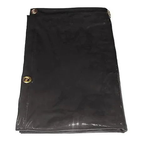 Westward Westward 22RN62 Welding Curtain Transparent PVC 6 ft W 4 ft H 13 oz — product photo