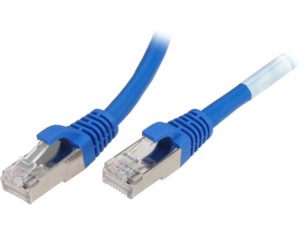 Cables To Go Cables To Go 00681 Cat6a network ethernet cable 10 ft blue shielded — product photo