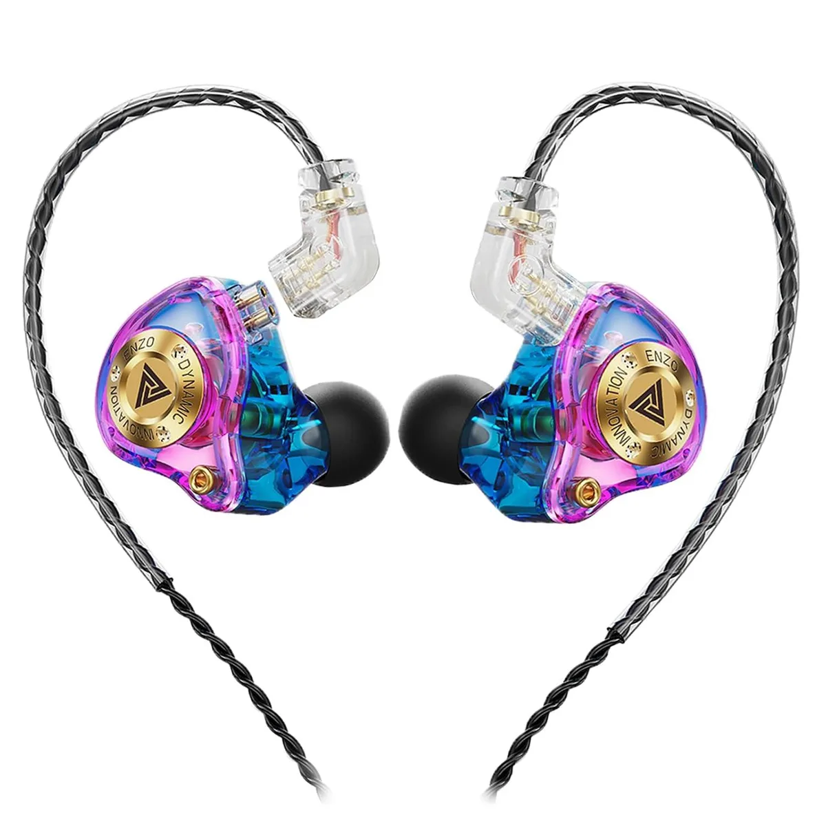 LORDWORLD LORDWORLD 1DDQKZ ENZO IEM Earphones 11mm Dynamic Driver Colorful — product photo
