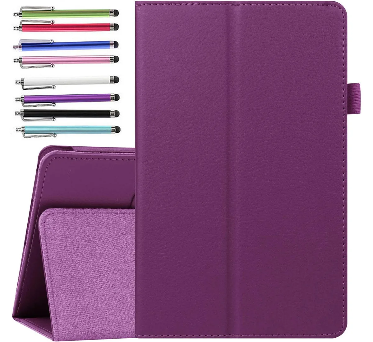 anicestore anicestore Purple PU Leather Folio Case for Lenovo Tab M8 8.0 — product photo