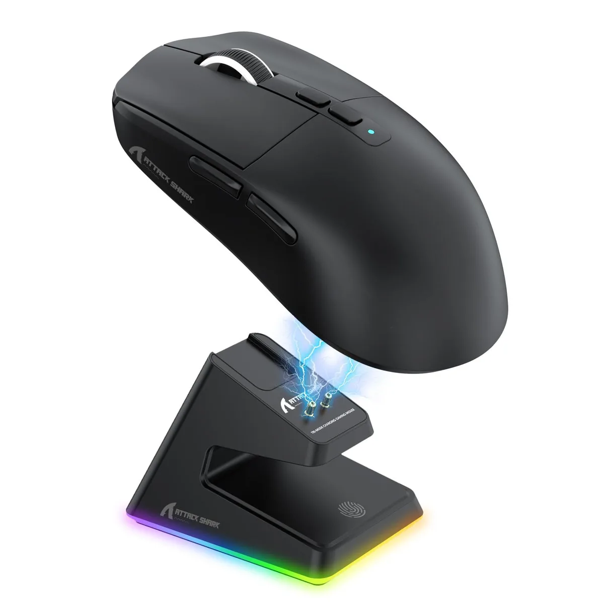  ATTACK SHARK X6 Gaming Mouse 49g PAW3395 26000 DPI Black — product photo