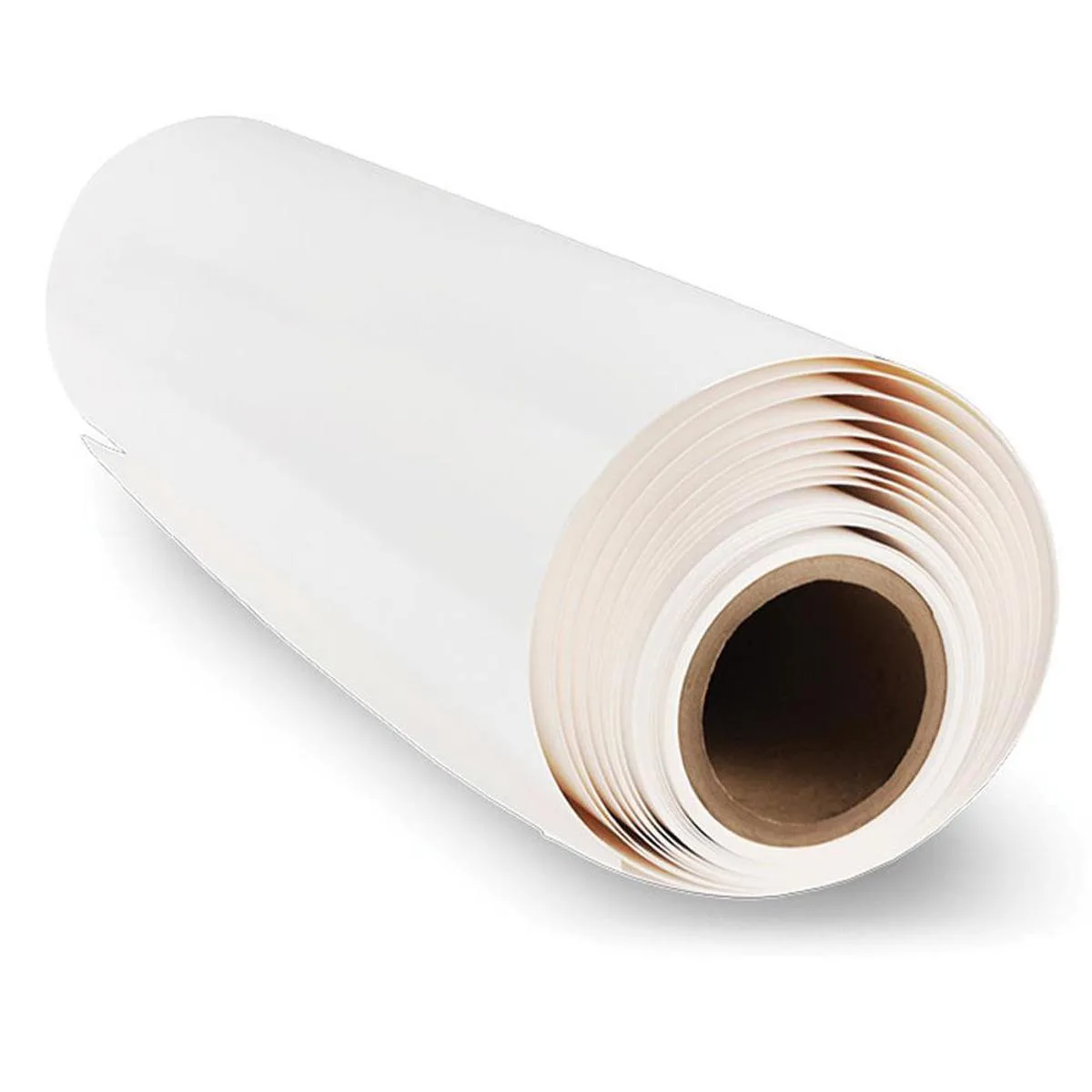 White poly-cotton canvas roll 44 inches wide 75 feet long matte finish