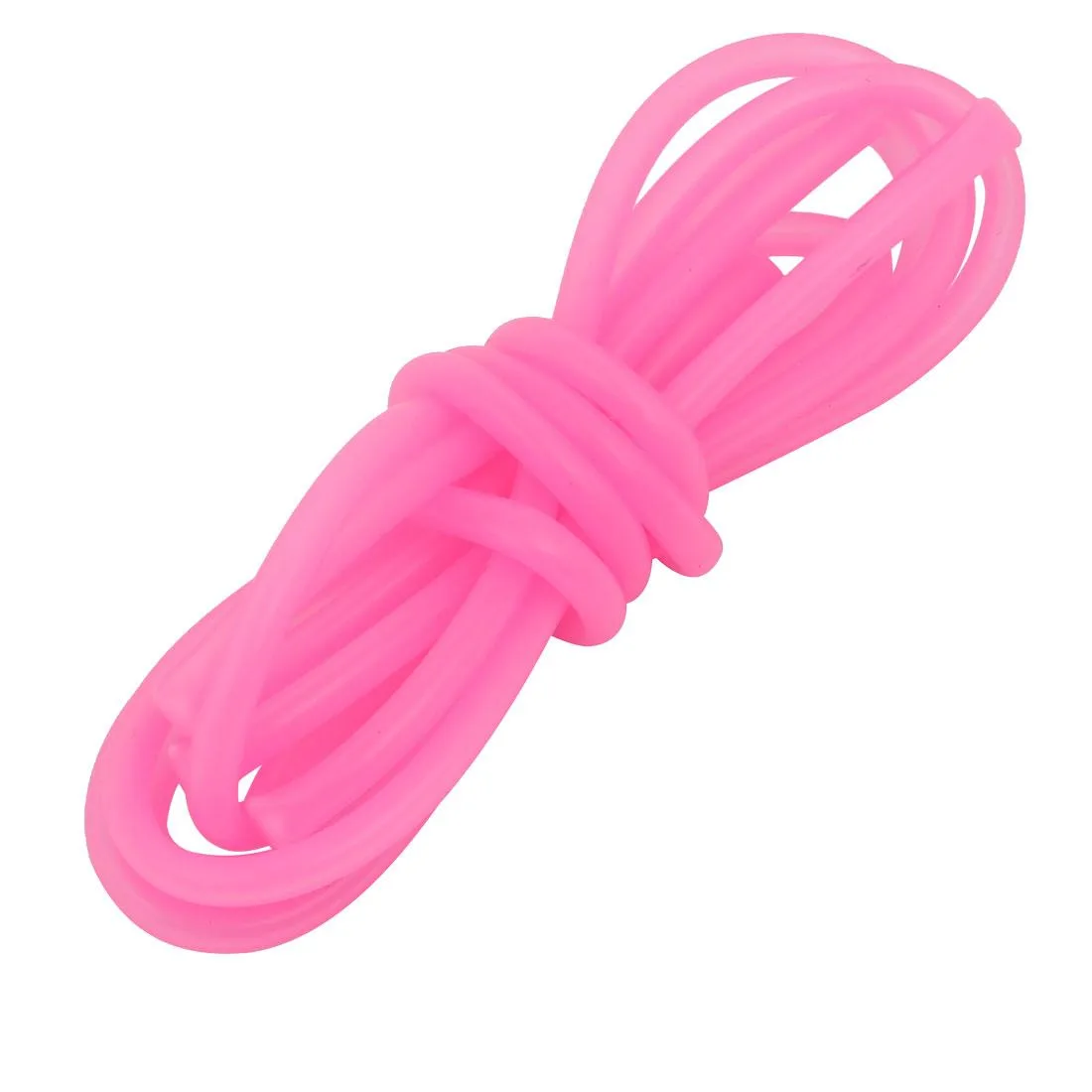 Pink silicone tube 3mm inside 5mm outside 2m coil 34g