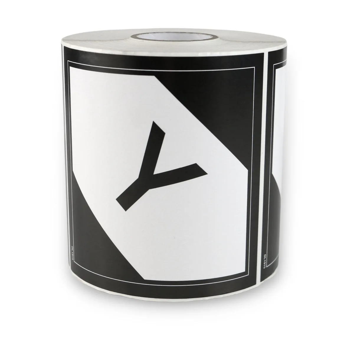 FindTape FindTape Regulated DOT Shipping Labels 4 in. x 4 in. "Y" 500 labels DL1915-1 — product photo