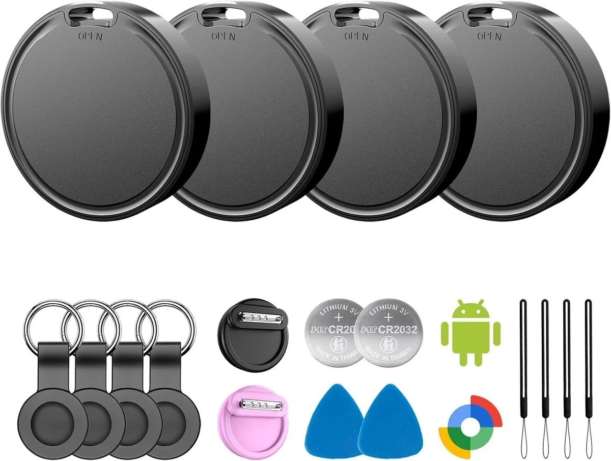 BFKK BFKK Air Tracker Tags 4-Pack 6 Cases IP65 85dB — product photo