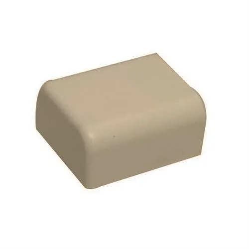 PREMIERE RACEWAY PRODUCTS PREMIERE RACEWAY PRODUCTS FEC-72424 1" Beige End Cap Cord Cover — product photo