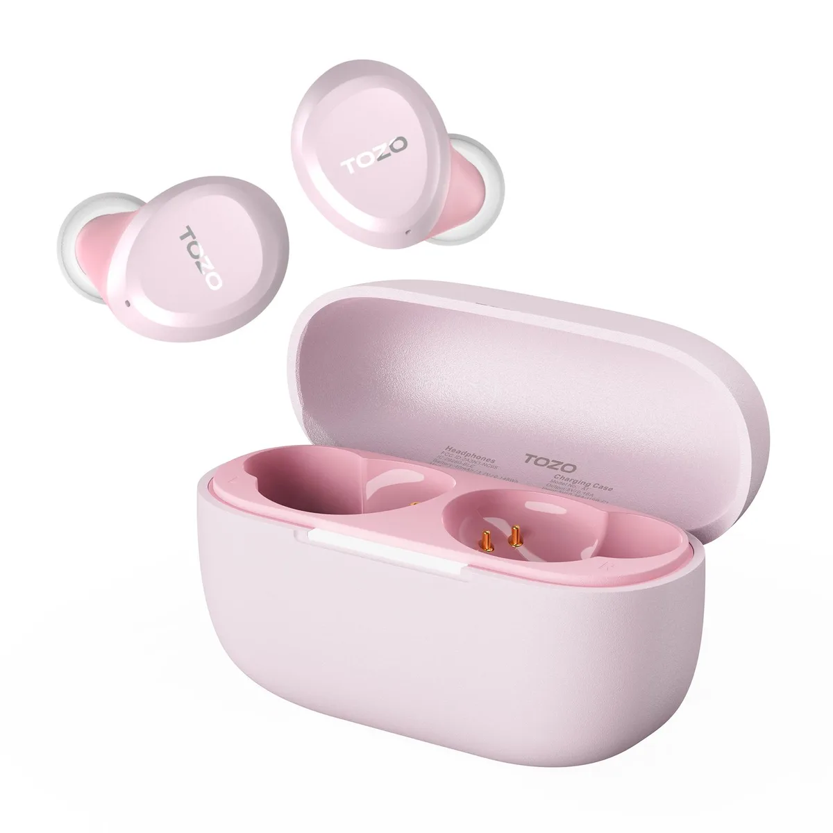TOZO Store TOZO Store A1 2024 In-Ear Headphones Pink White Bluetooth 5.3 — product photo