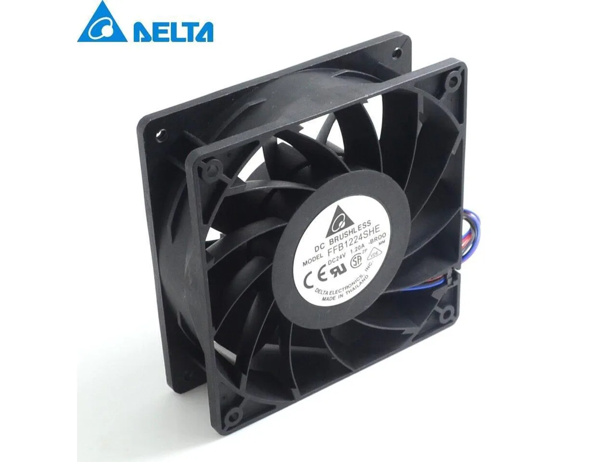 Fans Fans 12038 FFB1224SHE 24 V 1.20 case fan 120x120x38 mm — product photo