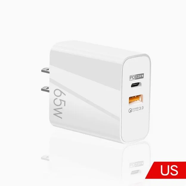 Enfain Enfain 65W GaN Dual Port PD Charger White — product photo