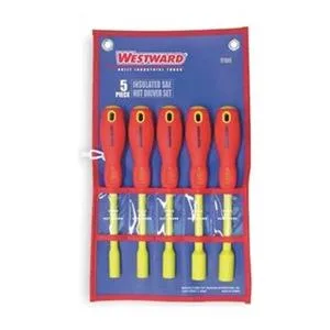 Westward Westward 1YXN9 5-piece SAE nutdriver set — product photo