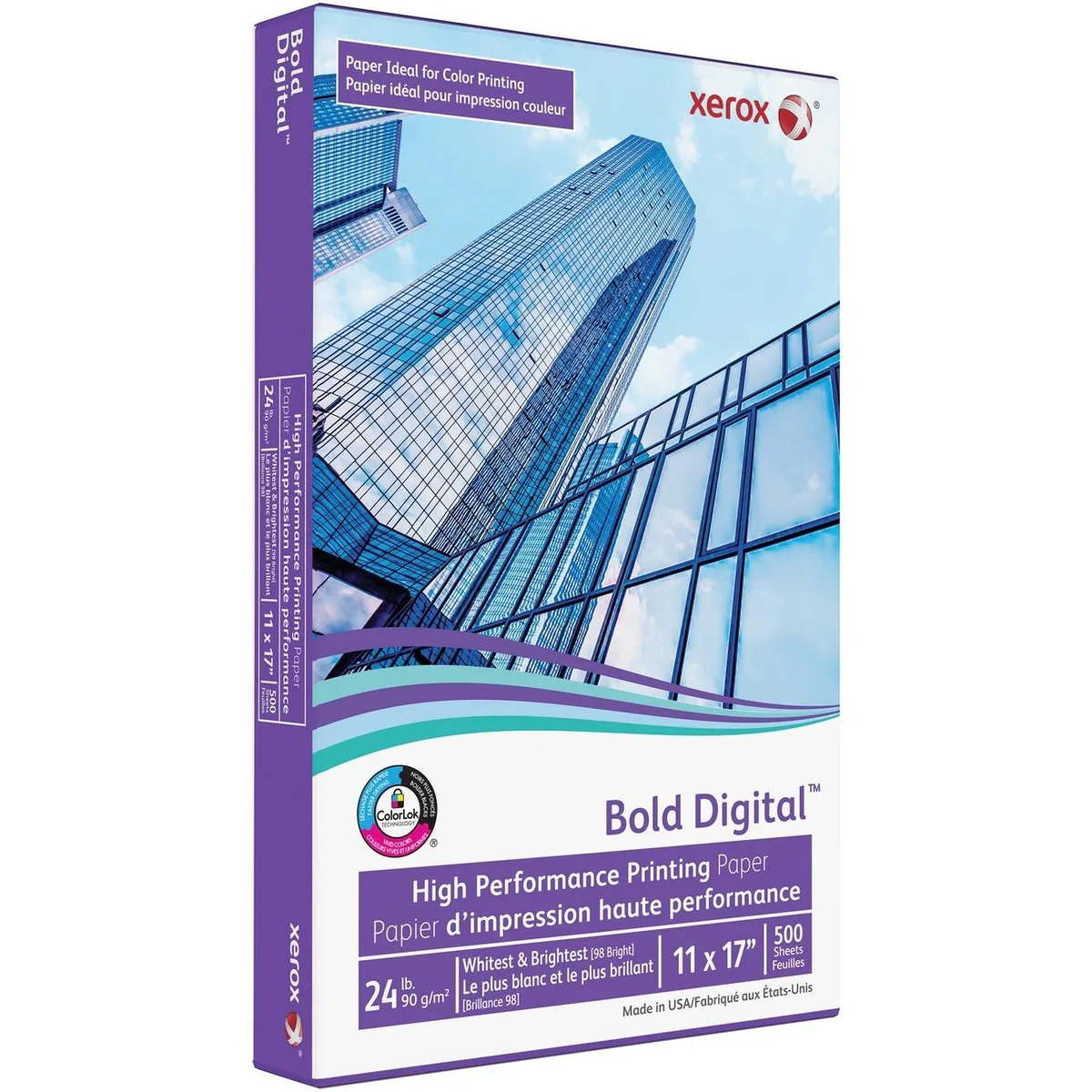 XEROX XEROX 3R11543R Bold Digital 24 lb Paper 11 x 17 98 Bright 500 Sheets — product photo