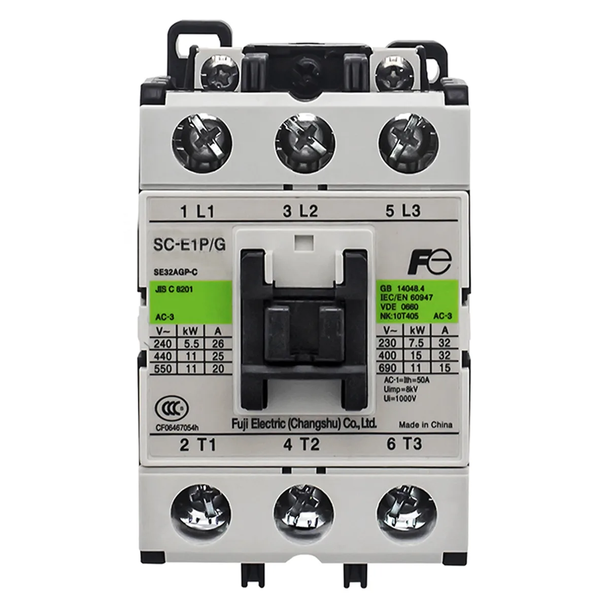 Red rectangular contactor in a box, DC 110V rating