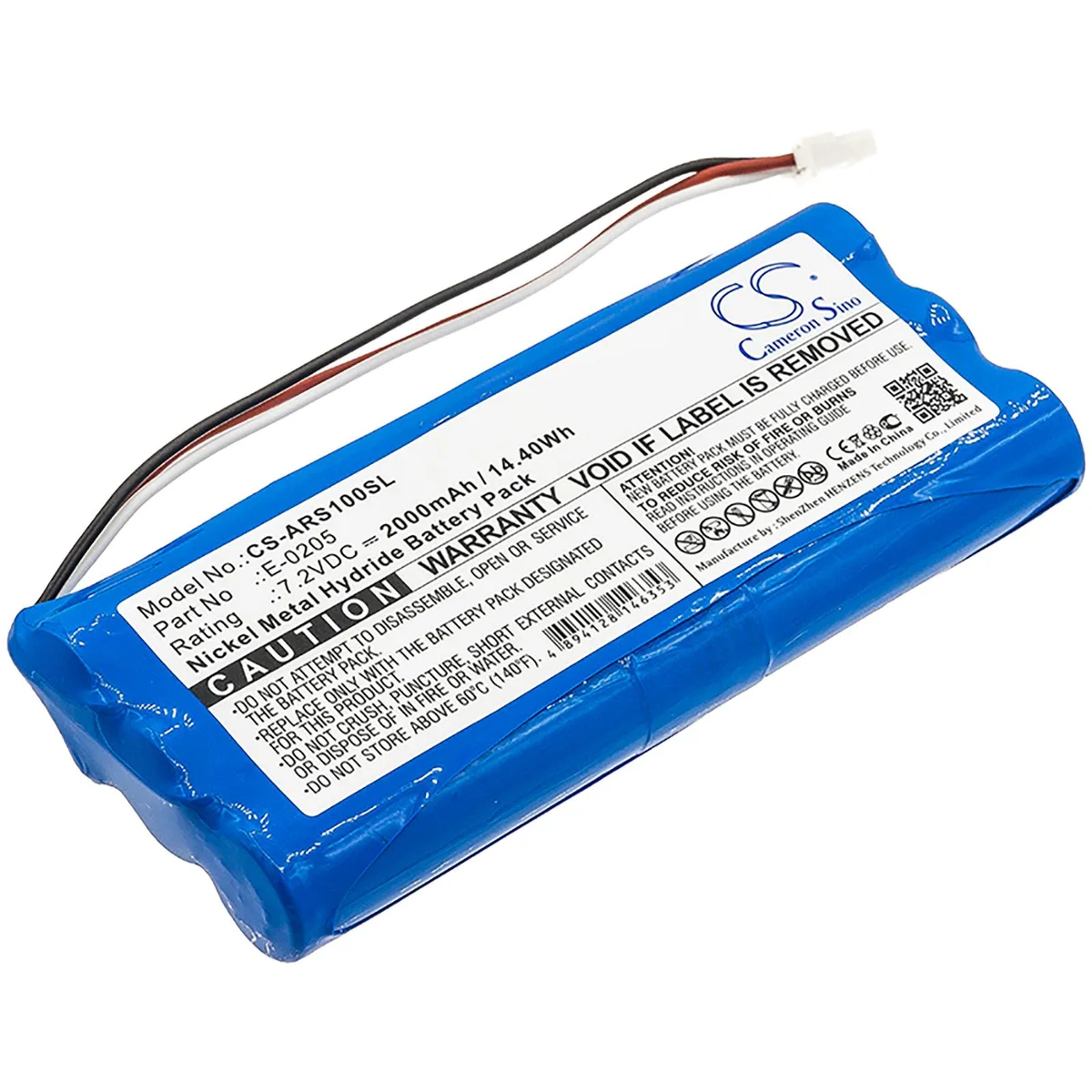 Cameron &amp; Co Cameron &amp; Co GPS Battery DS-CS-ARS100SL 7.2V 2000mAh Ni-MH Black — product photo