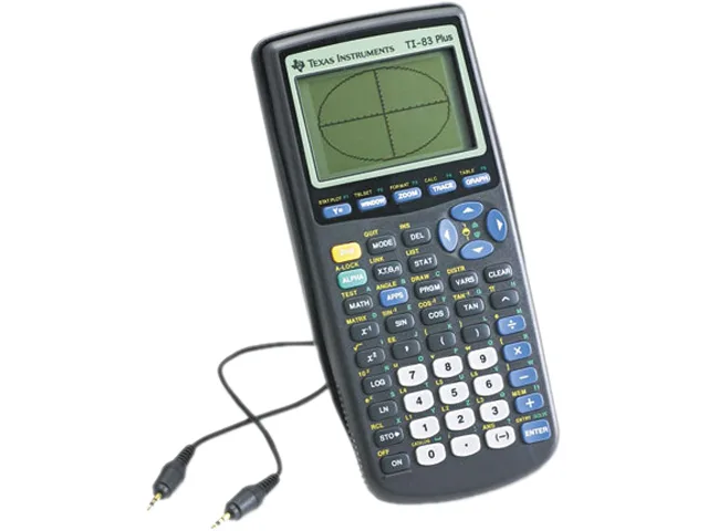 Texas Instruments Texas Instruments TI83PLUS Graphing Calculator 160 KB Flash 24 KB RAM 8-line 16-char LCD educational supply — תמונת המוצר