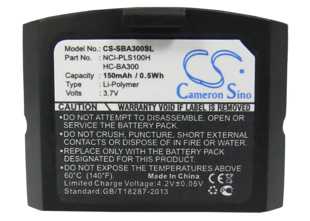  Cameron Sino 150mAh 3.7V Battery for Sennheiser Headsets — product photo