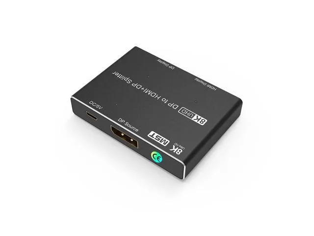 LORDWORLD LORDWORLD DP 1.4 to DP &amp; HDMI 2.1 Splitter 8K@30Hz 4K@144Hz — product photo