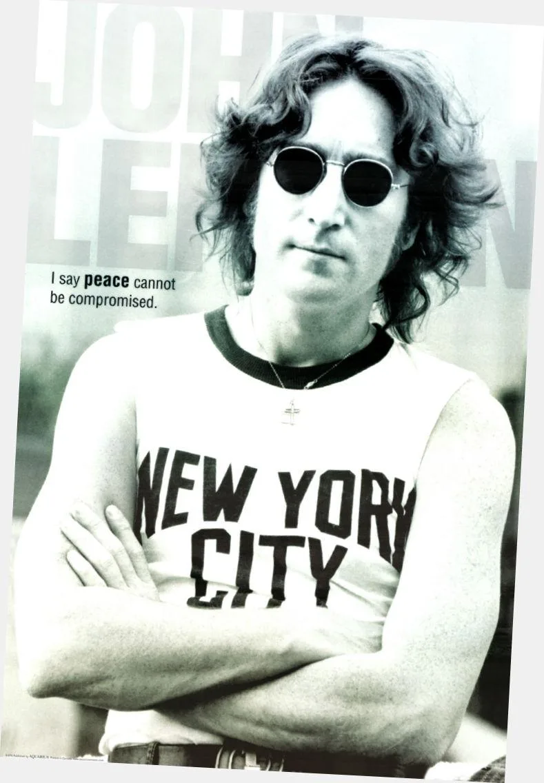 Western Graphic Western Graphic John Lennon Poster 24"x36" New York City Peace — product photo