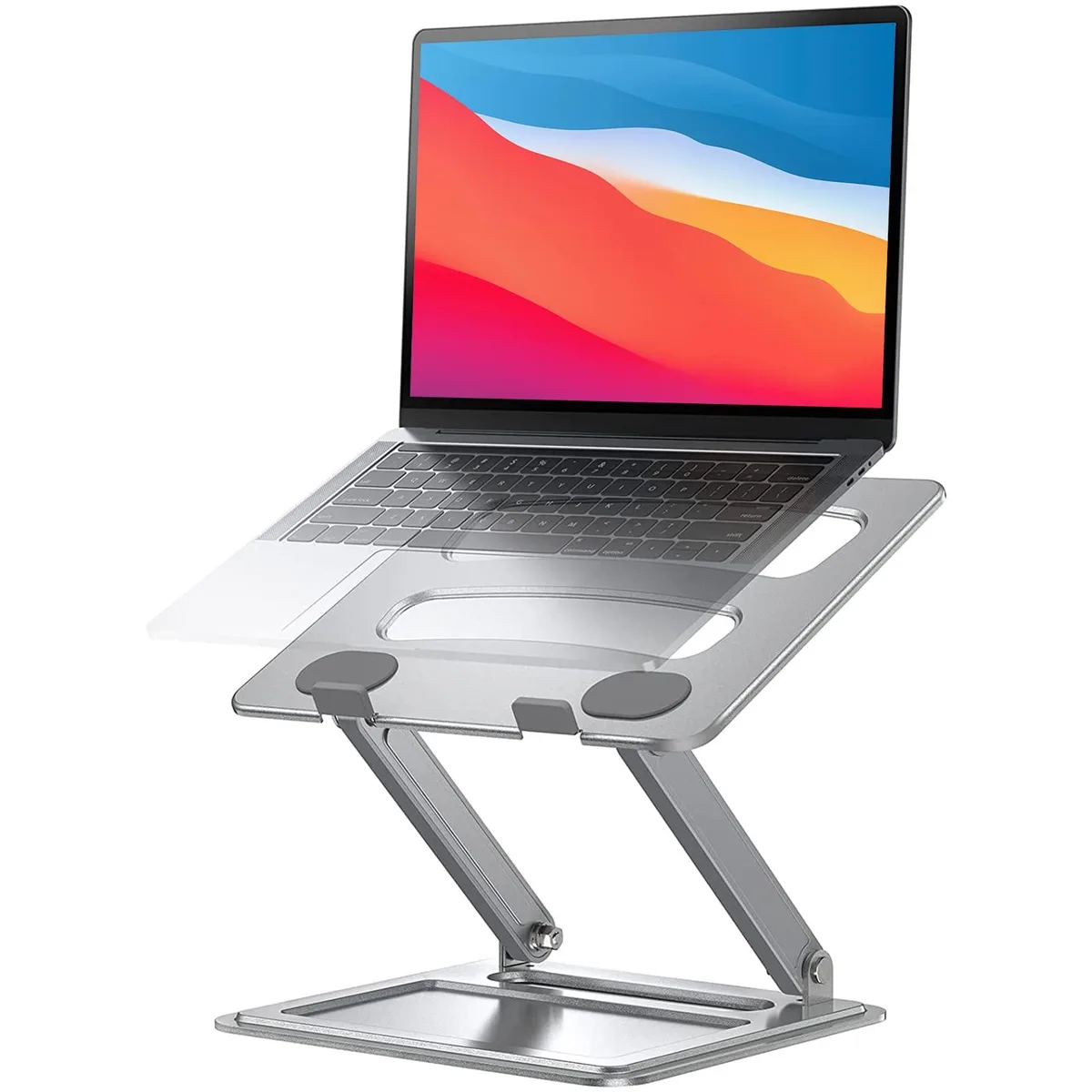 No Sew No Sew LORYERGO Adjustable Laptop Stand 10-15.6 inch 5.5 inch height 17.6 lbs Silver — product photo