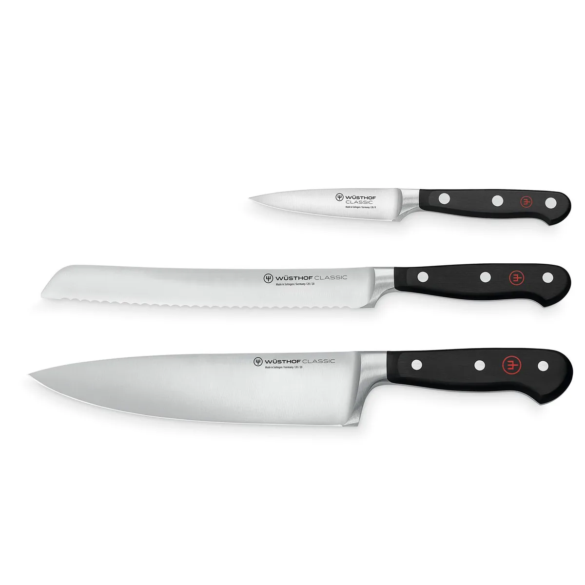Wusthof Wusthof 1120160304 Classic 3 Piece Cutlery Set 3.5 8 inch — product photo
