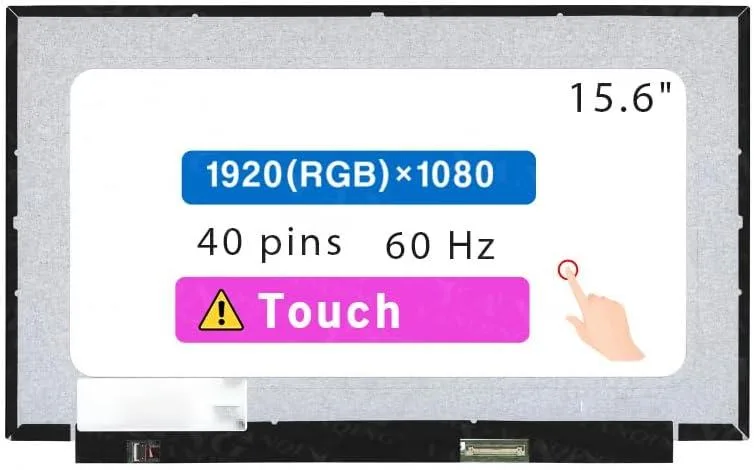 NUOLAISUN NUOLAISUN 15.6" FHD 1920x1080 40-Pin Touch Laptop Screen — product photo