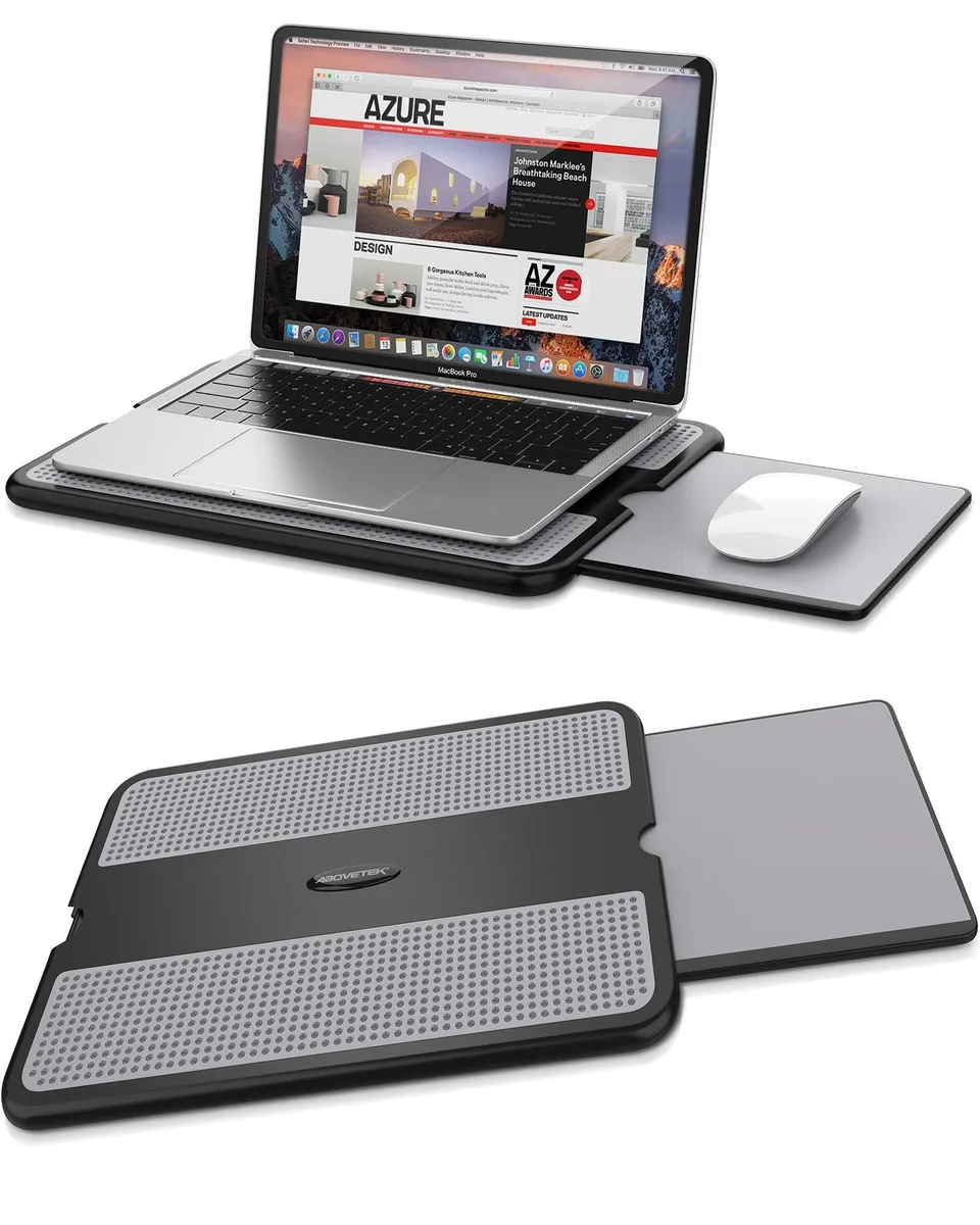  AboveTEK LD-165G Laptop Lap Desk with Retractable Mouse Pad — product photo