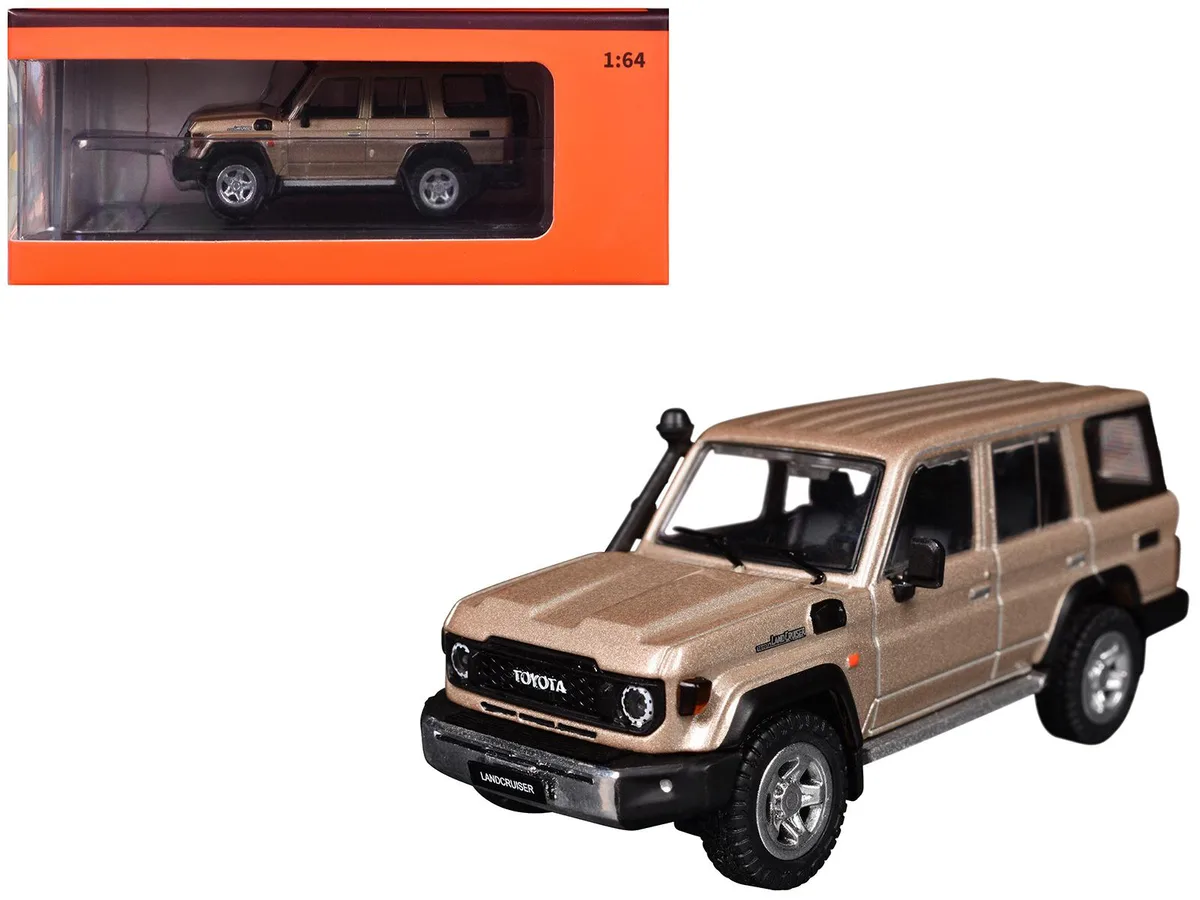 GCD GCD Toyota Land Cruiser J76 Gold Metallic 1/64 Diecast — product photo