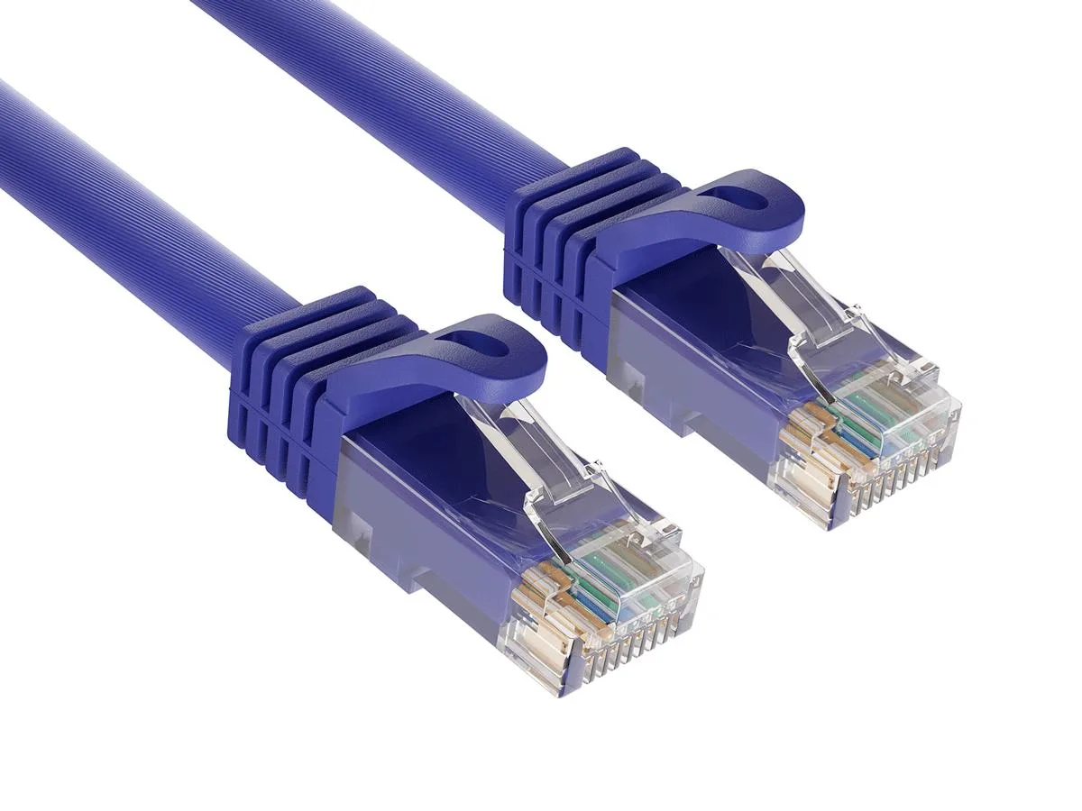 Cable Leader Cable Leader 5ft Cat6a Ethernet Cable Purple 24AWG 500MHz 10Gbps — product photo