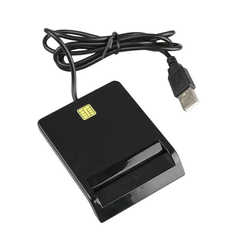 Hetai Tech Hetai Tech 8-in-1 Smart Card Reader USB 2.0 1.5m Black — product photo