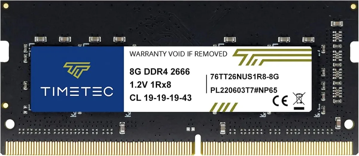 Timetec Timetec 8GB DDR4 2666MHz CL19 1.2V 260-Pin SODIMM Laptop RAM — product photo