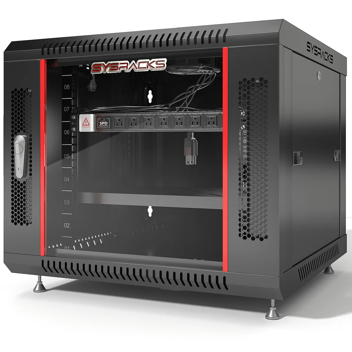 SYSRACKS SYSRACKS SRW 9.450B 9U Wall Mount Server Rack 18-Inch Deep — product photo