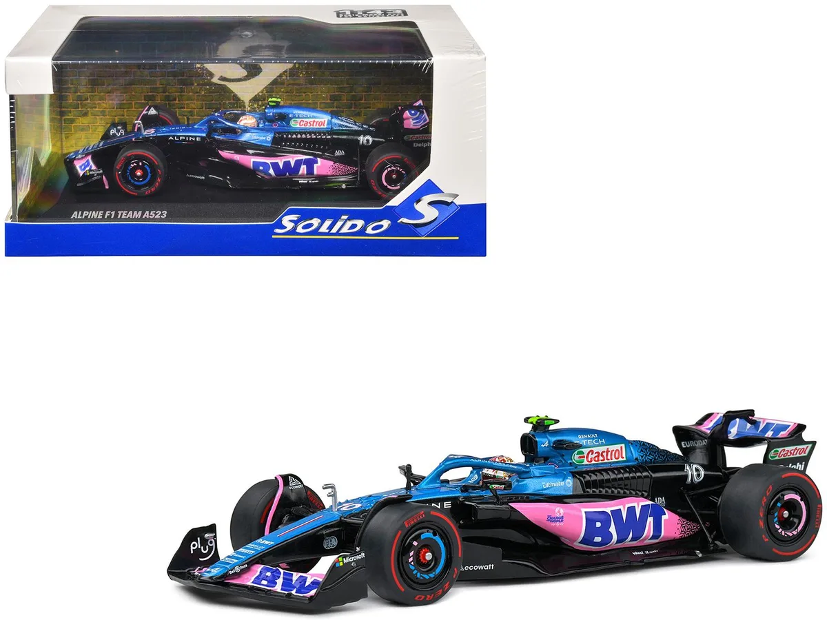 Solido Solido Alpine A523 #10 Pierre Gasly BWT 3rd Place Dutch GP 2023 1/43 Diecast Car — product photo