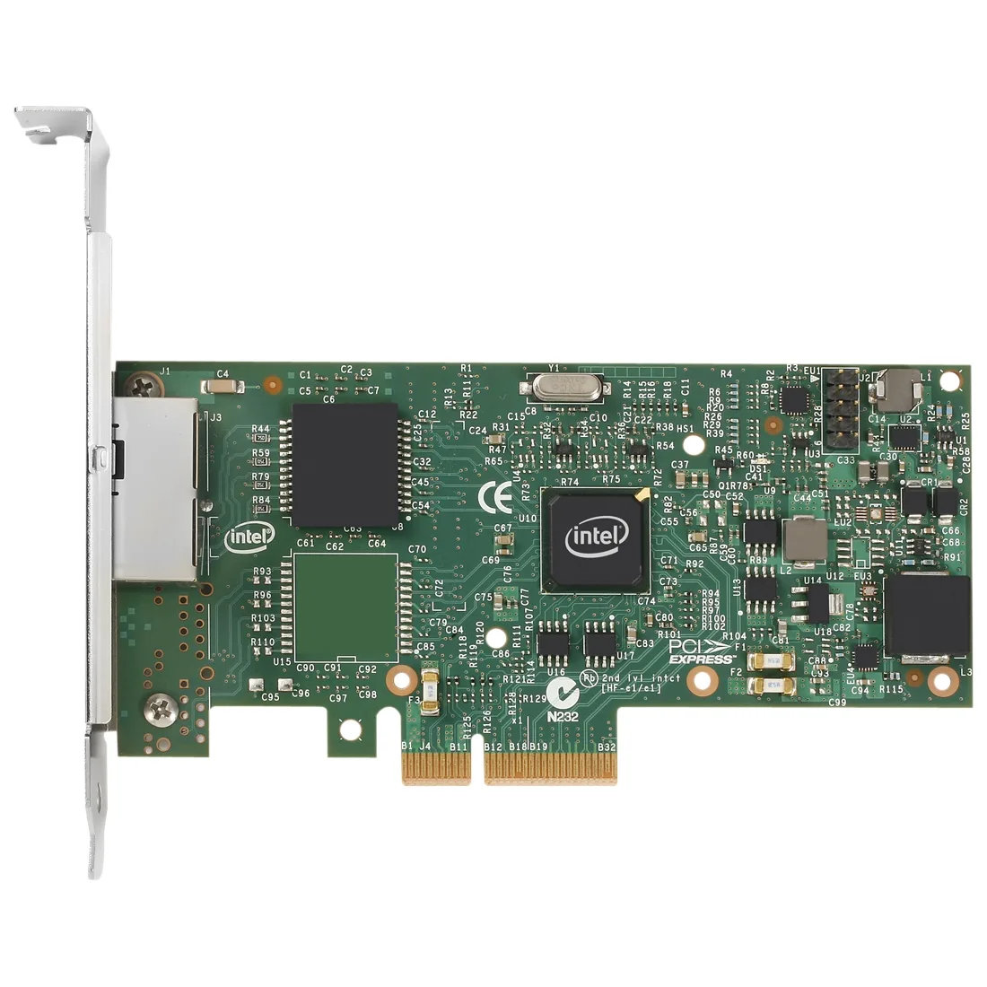 Intel Intel I350T2 dual-port Gigabit network card — product photo