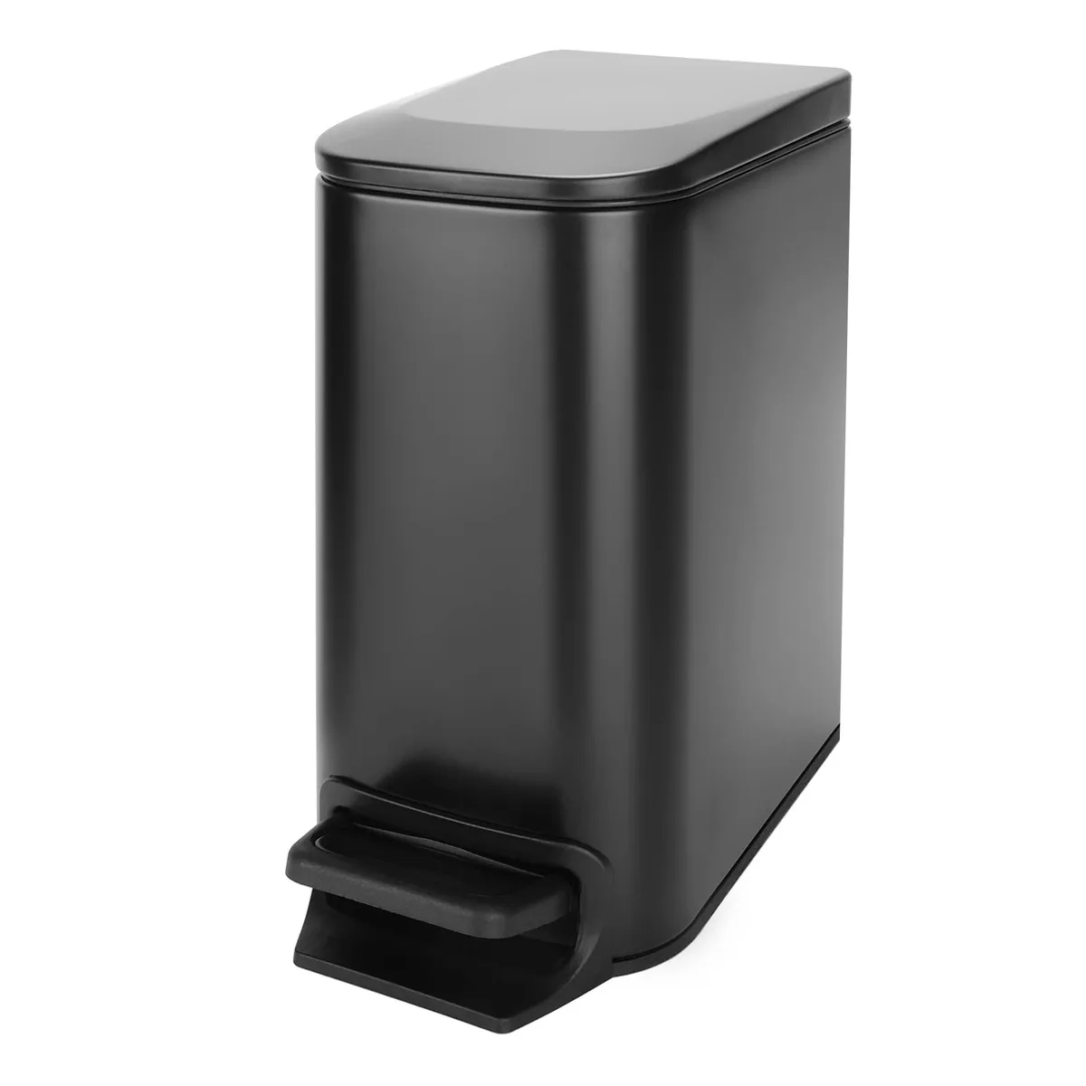  Cesun TC 1.6 gal Stainless Steel Step Bin Matt Black 12 Pack — product photo