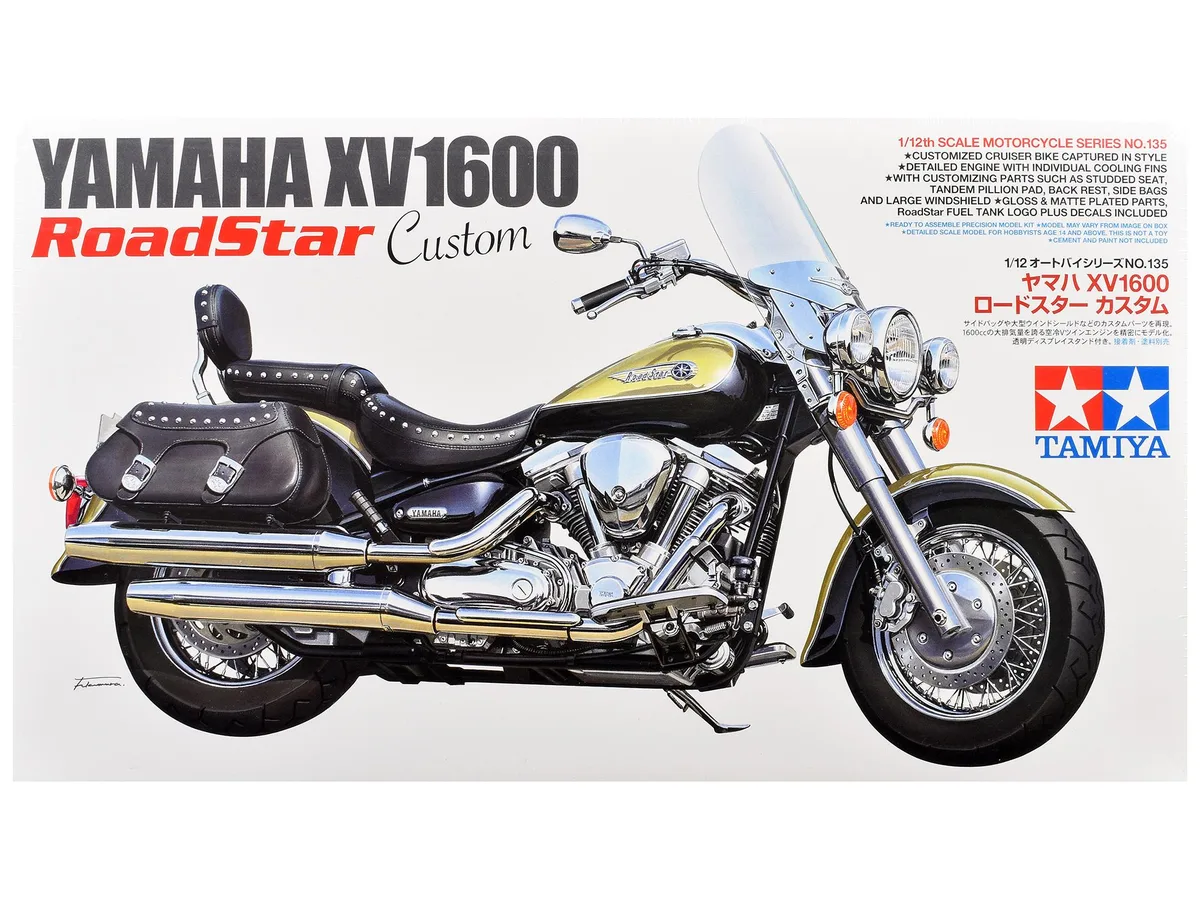 Tamiya Tamiya Yamaha XV1600 RoadStar Custom 1/12 Motorcycle Kit — product photo