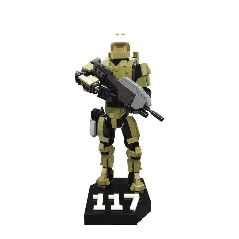 ZITIANYOUBUILD ZITIANYOUBUILD MOC-177912 Master Chief Mech Warrior 572 Parts — product photo