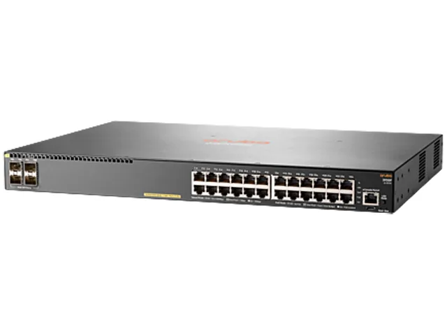 HPE HPE JL261A#ABA Aruba 2930F 24G PoE+ 4SFP network switch — product photo