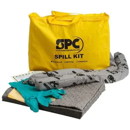 Brady Spc Absorbents Brady Spc Absorbents SKA-PP-TAA Universal Spill Kit Yellow — product photo