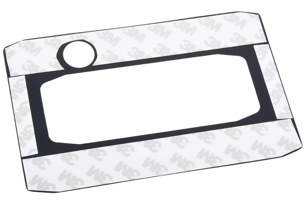 Black replacement top panel for Eiswand 360 with adhesive tape included