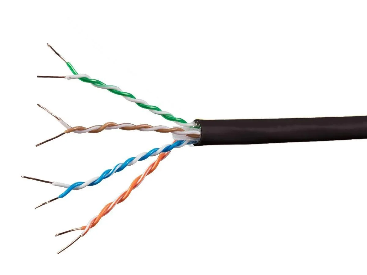 Monoprice Inc. Monoprice Inc. 118600 Cat6A 650MHz UTP CMR 23AWG 1000ft Black — product photo