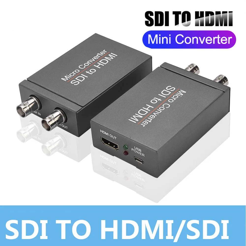 LUOM LUOM SDI2HDMI 3G-SDI to HDMI Converter with SDI Loop Out 1080P60Hz video capturing device — product photo