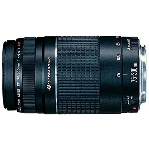 Canon Canon EF 75-300mm f/4-5.6 III camera lens — product photo