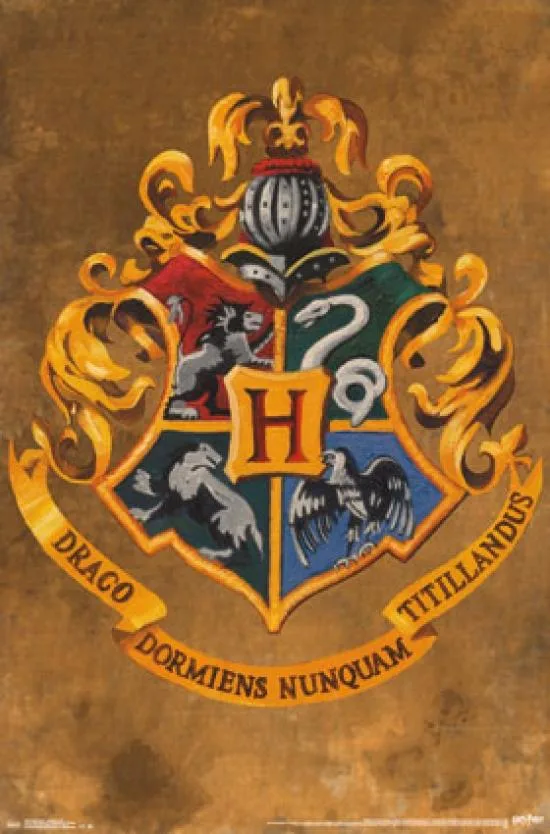 Posterazzi Hogwarts Crest poster print 22 x 34 inches