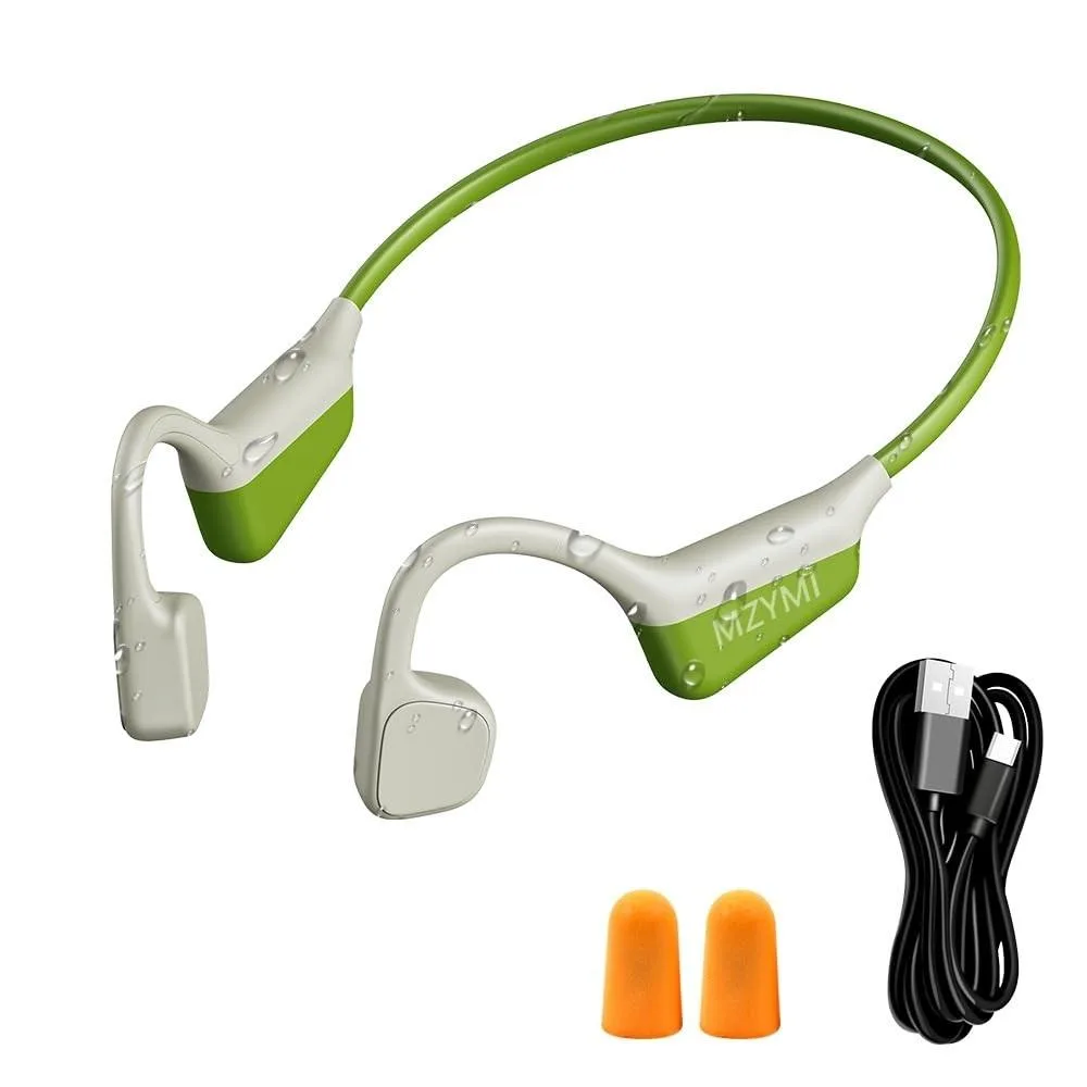 Avantalk Avantalk Bone Conduction Headphones Bluetooth 5.4 15H 28g Green 2 in 1 accessory — product photo