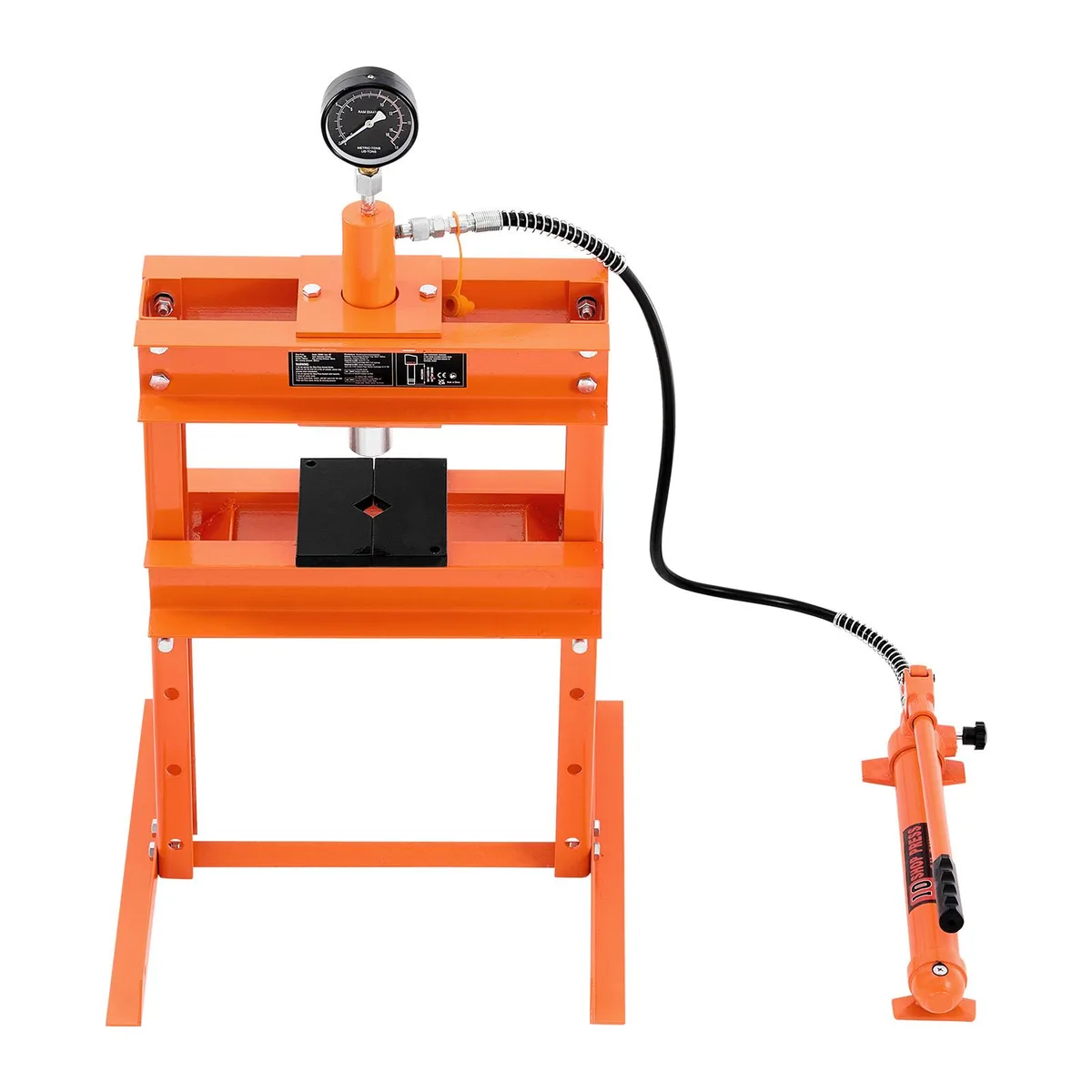 VEVOR VEVOR Hydraulic Shop Press 10 T H-Frame with Press Plate &amp; H-shaped Base — product photo