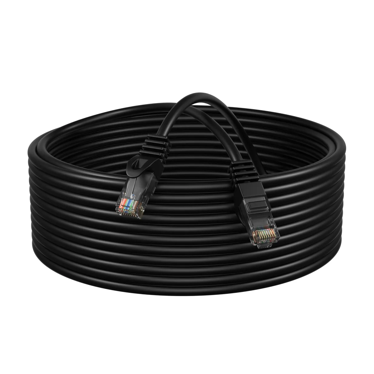  Cables Direct Online Cat6 75 ft 550 MHz Ethernet Cable Black — product photo