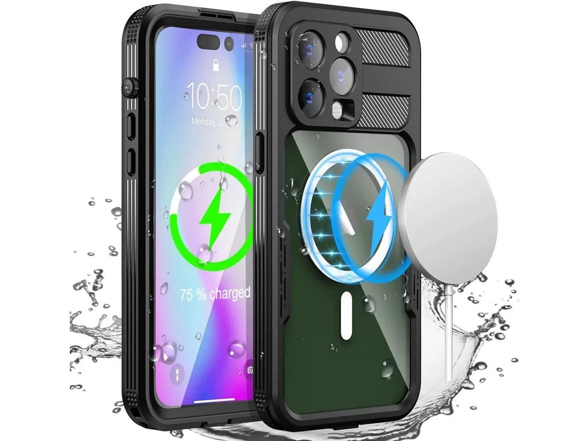 BONAEVER BONAEVER Waterproof Case iPhone 14 Pro Max 6.7 inch MagSafe Snowproof Shockproof — product photo