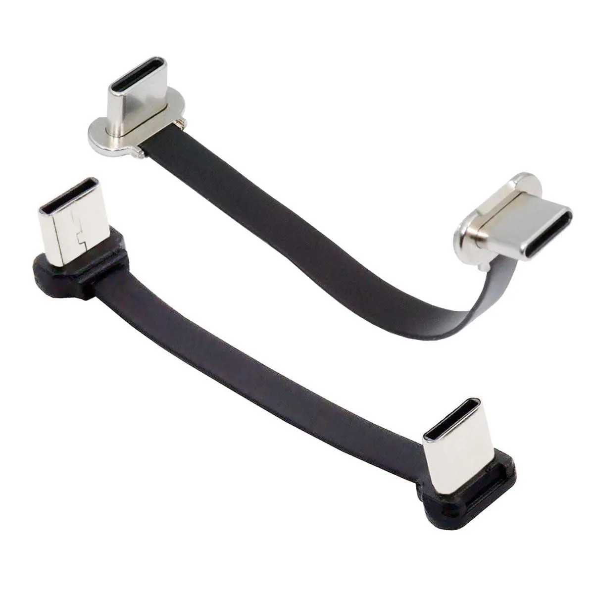 Fervit Fervit Angled USB-C to USB-C Cable 2pcs 65W 75mm USB 2.0 — product photo