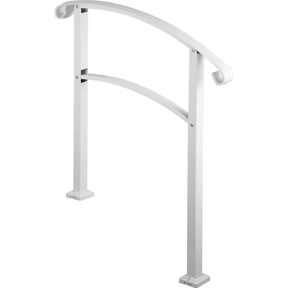 VEVOR VEVOR LTFS-3FTB 3-Step Wrought Iron Handrail White 11.5 kg — product photo