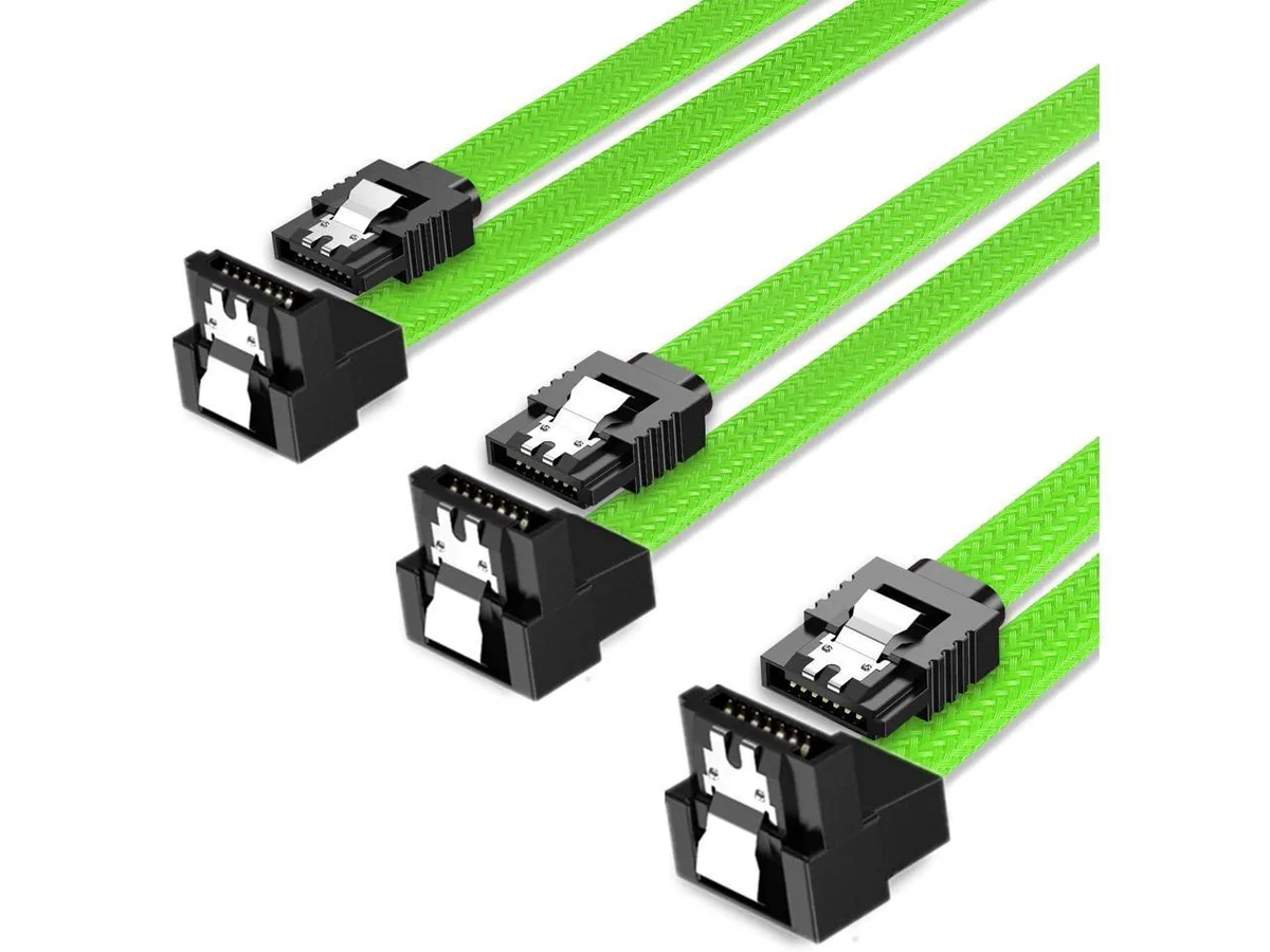 BUCIER BUCIER SATA III 90° 3-pack 50cm Green — product photo