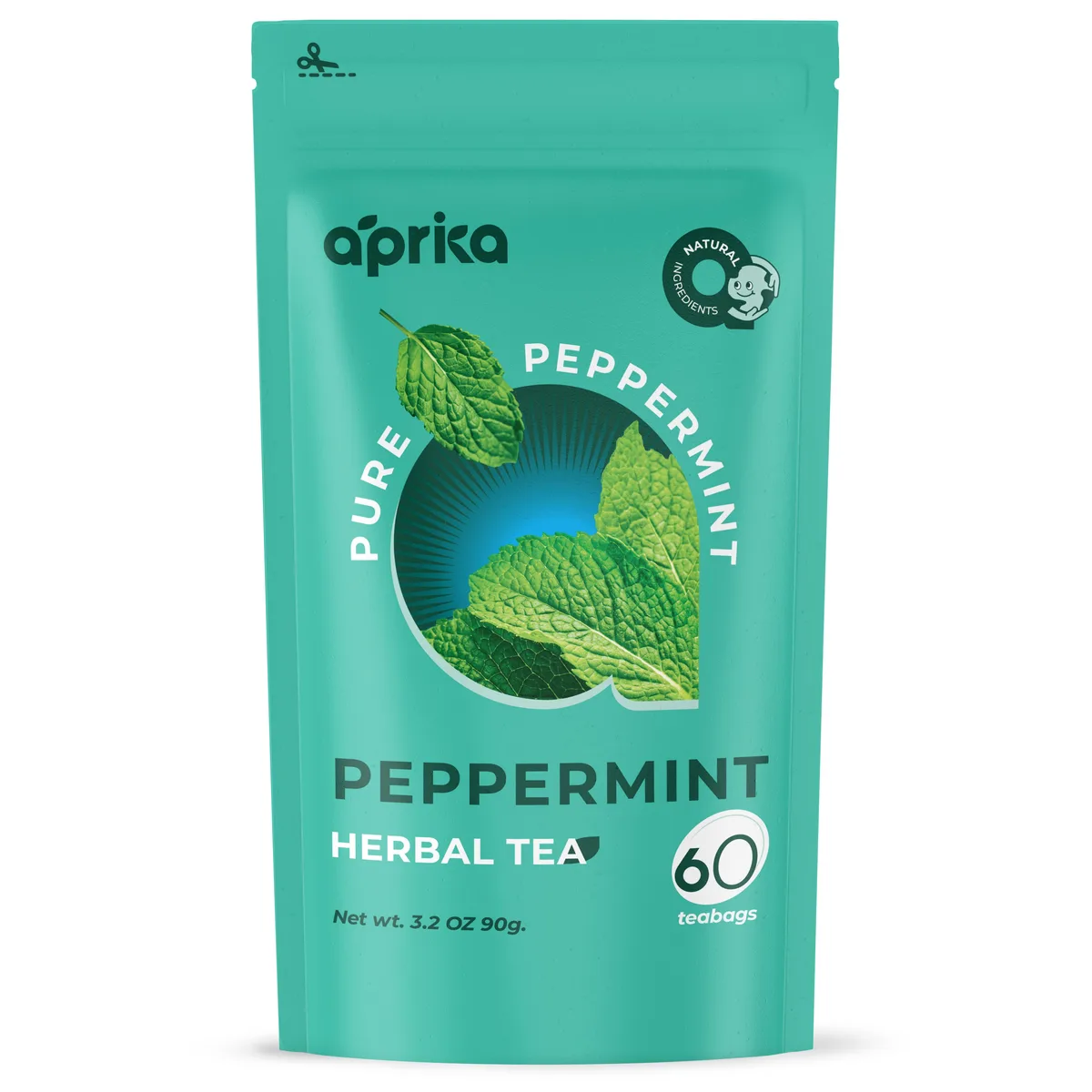 Aprika Life Aprika Life Pure Peppermint Tea Bags 60 count — product photo